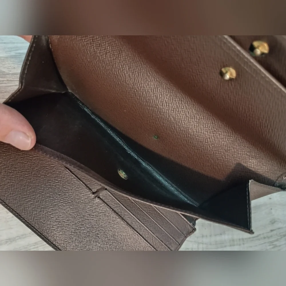 Louis Vuitton Damier Ebene Sarah Wallet